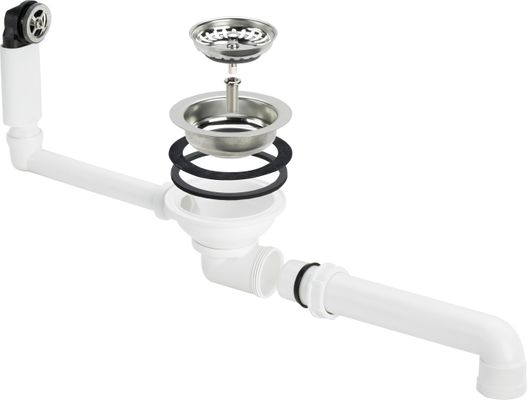 Viega Ablaufventilset 7139.152 in Kunststoff, 114 mm, Farbe weiß Bild 2
