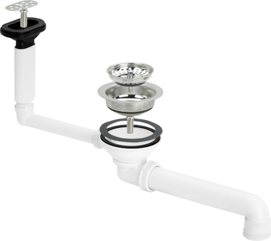 Viega Ablaufventilset 7139.153 in Kunststoff, 114 mm, Farbe weiß Bild 1