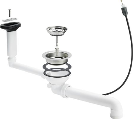 Viega Ablaufventilset 7139.163 in Kunststoff, 114 mm, Farbe weiß Bild 2