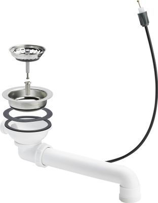 Viega Ablaufventilset 7139.16 in Kunststoff, 114 mm, Farbe weiß Bild 2