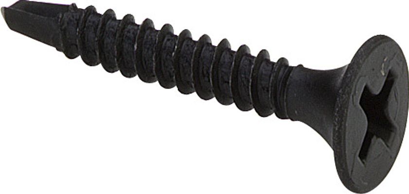 Viega Schnellbauschraube Viegaswift, für GKFI-Platten in Stahl, 3,5 x 35 mm, Farbe schwarz Bild 2