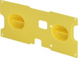 Viega Abdeckung 8310.46 aus Kunststoff, 230 x 100 mm, gelb Bild 2