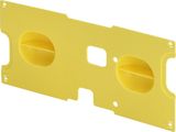 Viega Abdeckung 8310.46 aus Kunststoff, 230 x 100 mm, gelb Bild 1