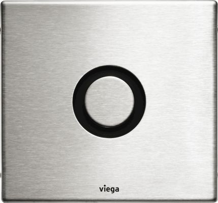 Viega Ausstattungsset Visign for Public 8326.55 in Edelstahl gebürstet, 10 x 150 x 140 mm, Farbe Edelstahl-Optik (silber) Bild 3