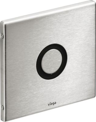 Viega Ausstattungsset Visign for Public 8326.55 in Edelstahl gebürstet, 10 x 150 x 140 mm, Farbe Edelstahl-Optik (silber) Bild 2