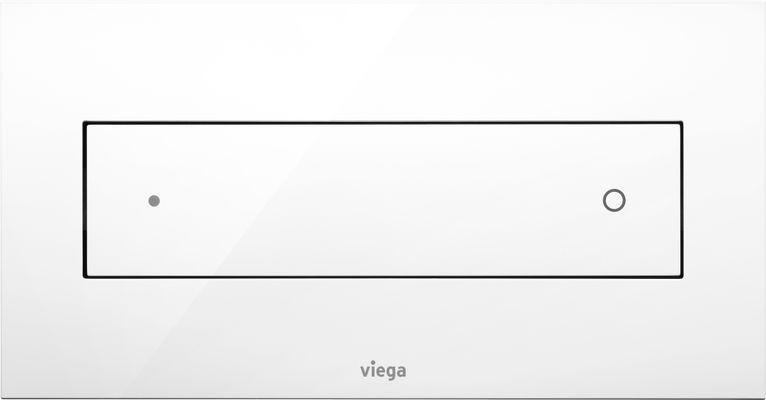 Viega WC Betätigungsplatte Visign for Style 12 8332.1 in edel, 140 x 7 mm, Farbe Edelstahl-Optik (silber) Bild 4