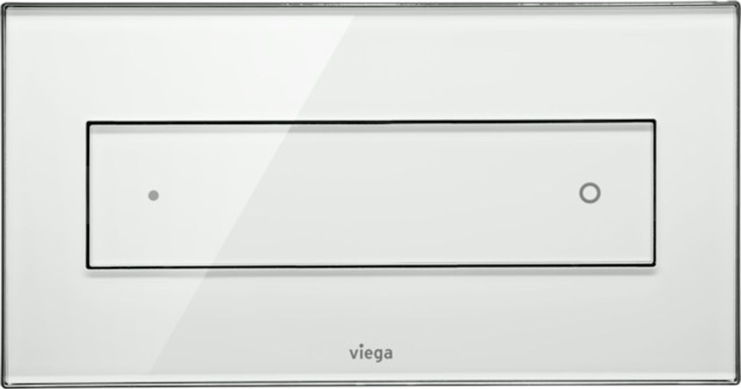 Viega WC Betätigungsplatte Visign for Style 12 8332.4 in parsol / schwarz, 140 x 271 x 7 mm, Farbe parsol Bild 1