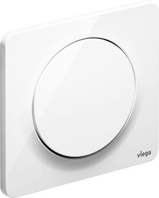 Viega Ausstatt.Set Visign for Style 13 für Urinal-Spülsystem, KST, 140 x 150 x 12 mm, Farbe weiß Bild 3