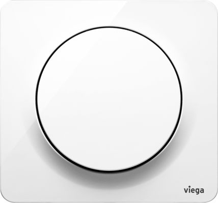 Viega Ausstatt.Set Visign for Style 13 für Urinal-Spülsystem, KST, 140 x 150 x 12 mm, Farbe weiß Bild 4