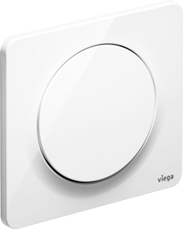 Viega Ausstatt.Set Visign for Style 13 für Urinal-Spülsystem, KST, 140 x 150 x 12 mm, Farbe weiß Bild 1