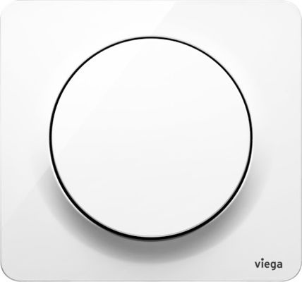 Viega Ausstatt.Set Visign for Style 13 für Urinal-Spülsystem, KST, 140 x 150 x 12 mm, Farbe weiß Bild 2