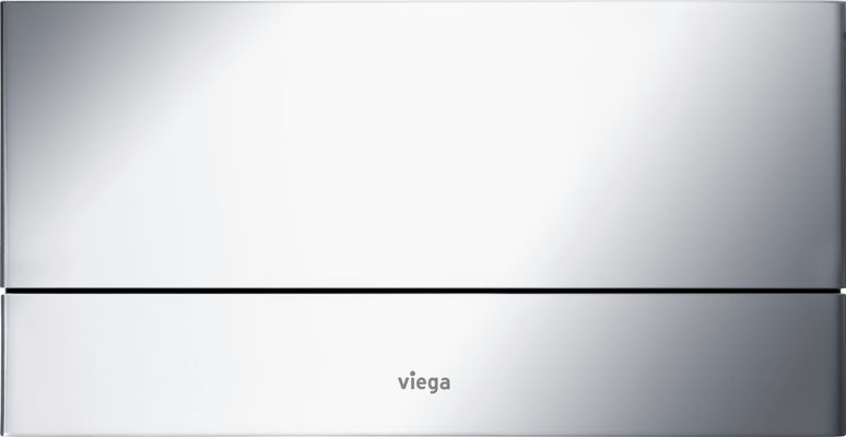 Viega WC Betätigungsplatte Visign for More 101 8351.1 in edel, 140 x 271 x 4 mm, Farbe Edelstahl-Optik (silber) Bild 3
