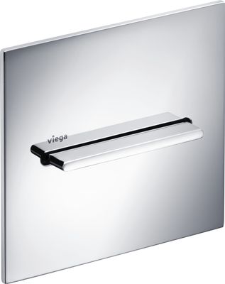 Viega Urinal Fertigbauset Visign for More 104 8354.2 in verchromt, 140 x 150 x 4 mm, Farbe chrom Bild 3