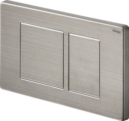 Viega WC Betätigungsplatte Visign for Public 8630.1 Edelstahl gebürstet, 130 x 220 x 11 mm, Farbe silber Bild 4