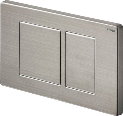 Viega WC Betätigungsplatte Visign for Public 8630.1 Edelstahl gebürstet, 130 x 220 x 11 mm, Farbe silber Bild 2