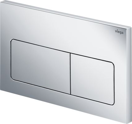 Viega WC Betätigungsplatte VfL 5 8601.1 aus Kunststoff in verchromt, 130 x 220 x 8 mm, Farbe chrom Bild 4