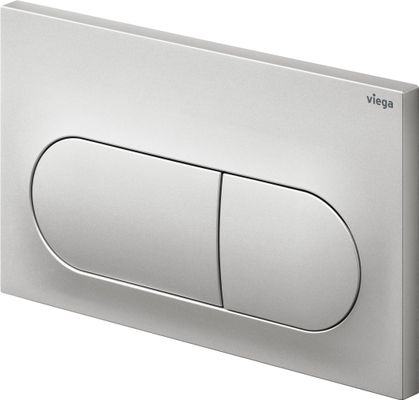 Viega WC Betätigungsplatte VfL 6 8602.1 aus Kunststoff in edel, 130 x 220 x 10 mm, Farbe Edelstahl-Optik (silber) Bild 4