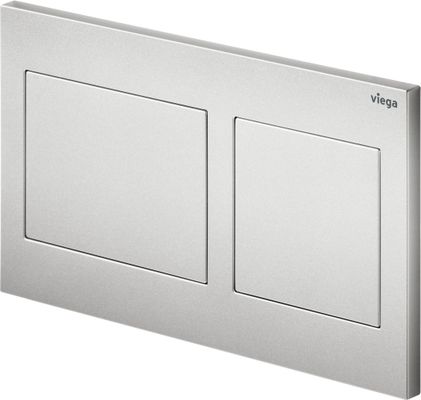 Viega Betätigungsplatte Visign for Style 21, 2-Mengen-Spülung, edel, 130 x 8 x 8 mm, Farbe edelmatt Bild 3