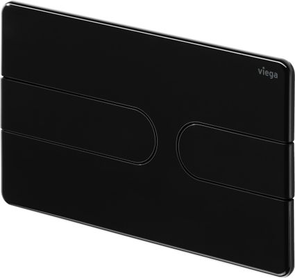 Viega WC Betätigungsplatte VfS 23 8613.1 aus Kunststoff in, 130 x 220 x 6 mm, Farbe tiefschwarz Bild 4