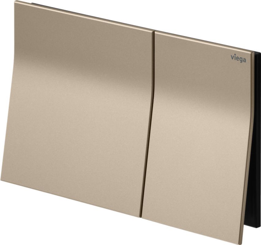 Viega WC Betätigungsplatte Visign for More 200 8620.1 Metall kupfer / goldfarben, 135 x 226 x 28 mm, Farbe kupfer Bild 1
