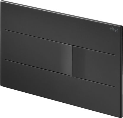 Viega WC Betätigungsplatte Visign for More 201 8621.1 Edelstahl, 130 x 220 x 3 mm, Farbe schwarz Bild 4