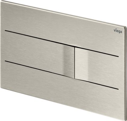 Viega WC Betätigungsplatte Visign for More 201 8621.1 Edelstahl gebürstet, 130 x 220 x 3 mm, Farbe Edelstahl-Optik (silber) Bild 4