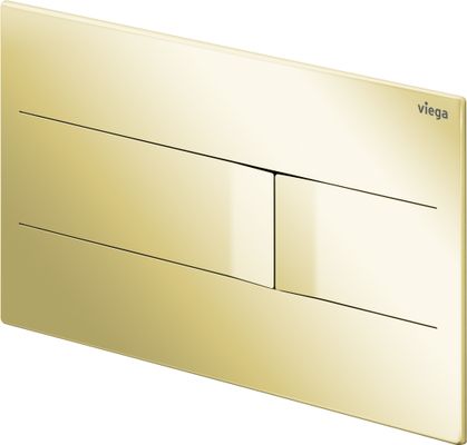 Viega WC Betätigungsplatte Visign for More 201 8621.1 Edelstahl vergoldet, Farbe silberfarben Bild 4