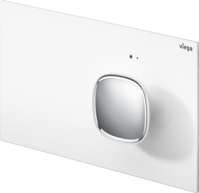 Viega WC Betätigungsplatte VfM 202 8622.1 aus Metall in verchromt, 130 x 220 x 29 mm, Farbe chrom Bild 1