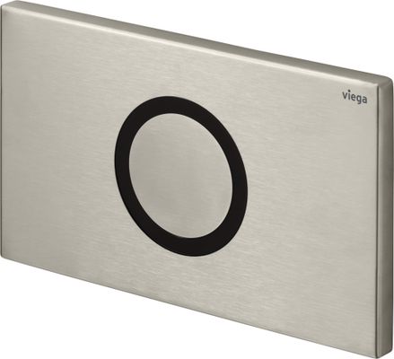 Viega WC Betätigungsplatte VfP 12 8635.1 aus Edelstahl gebürstet, 130 x 220 x 11 mm, Farbe silber Bild 4
