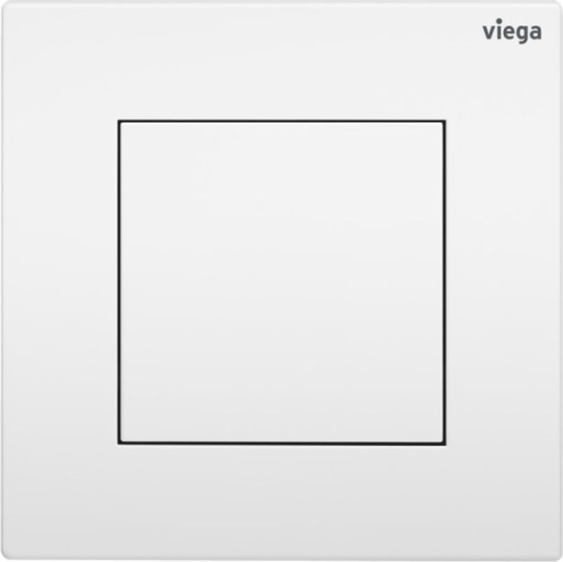 Viega Urinal-Abdeckplatte Visign für Style 21, aus Kunststoff in weiss alpin, 130 x 130 x 8 mm, Farbe weiß Bild 1
