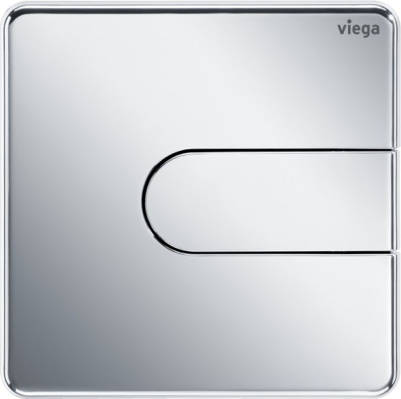 Viega Urinal Betätigungsplatte VfS 23 8613.2 aus Kunststoff in verchromt, 130 x 130 x 6 mm, Farbe chrom Bild 1
