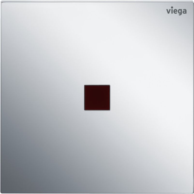 Viega Urinal Betätigungsplatte VfM 200 8620.2 aus Kunststoff in verchromt, 130 x 226 x 8 mm, Farbe chrom Bild 1