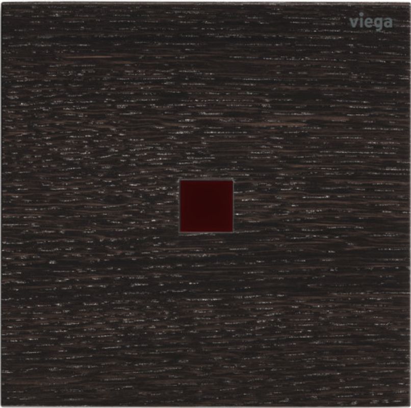 Viega Urinal Betätigungsplatte VfM 200 8620.2 in Holz Eiche gebeizt, 130 x 226 x 8 mm, Farbe eiche Bild 1