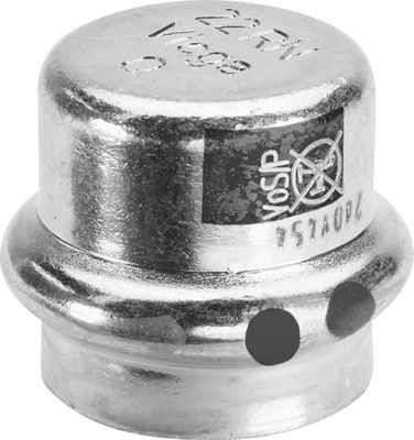 Viega Verschlusskappe 22 mm labs-frei, mit SC-Contur, Stahl unlegiert Bild 3