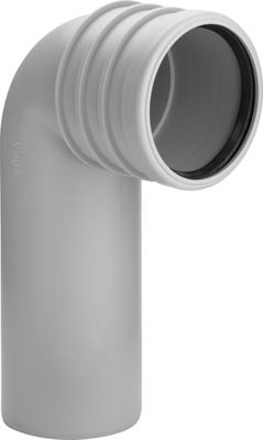 Viega WC Ablaufbogen 3816.1 in Kunststoff, DN 90, Farbe grau Bild 3