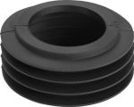 Viega Lippendichtung für WC-Spülrohrverbinder, Gummi, Durchmesser: 43 mm innen, Farbe schwarz Bild 3