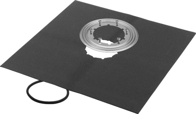 Viega Abdichtungsset mit Abdichtungsmanschette EPDM und Klemmring, 500 x 500 mm Bild 3