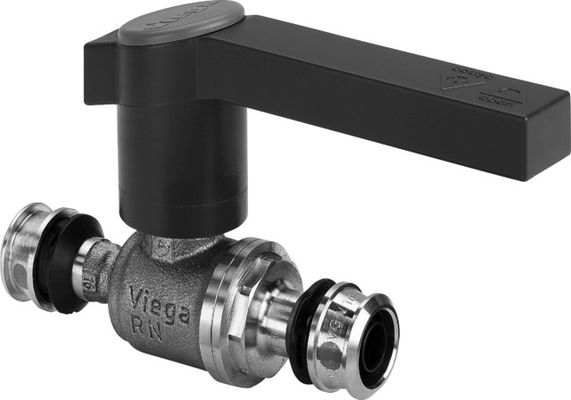 Viega Kugelhahn Raxofix 5370 in 40 mm Siliziumbronze Bild 3