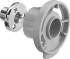 Viega Zulaufflansch 6161.107 in Kunststoff, Farbe silberfarben Bild 4