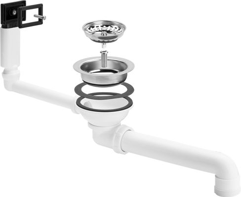 Viega Ablaufventilset 7139.151 in Kunststoff, 114 mm, Farbe weiß Bild 6