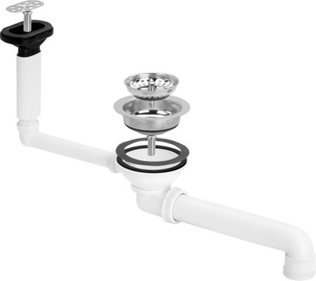 Viega Ablaufventilset 7139.153 in Kunststoff, 114 mm, Farbe weiß Bild 5