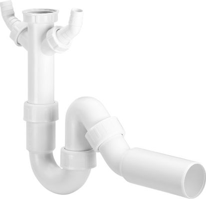 Viega Röhrengeruchverschluss 7985.32 in G1 1/2" x 50 mm Kunststoff weiss, Farbe weiß Bild 5