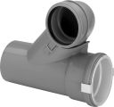 Viega für Prevista Dry WC Element Abzweig für WC-Reihenmontage, höhenreduziert, DN 100 / 90/100, Kunststoff, DN 110 bis 90, Farbe grau Bild 3