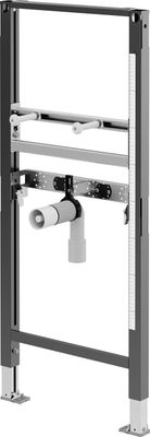Viega Waschtisch-Element Prevista Dry, Anschlüsse höhenverstellbar 1120 mm, 1120 x 1120 mm Bild 5
