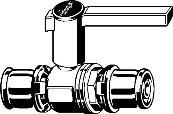 Viega Kugelhahn Sanfix P 2170 in 32 mm Rotguss Bild 7