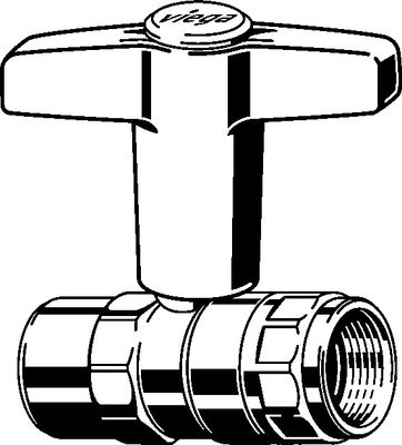 Viega Kugelhahn Easytop 2275.2 in Rp1 / 2 Siliziumbronze Bild 8