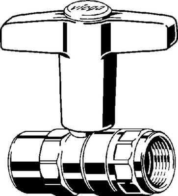 Viega Kugelhahn Easytop 2275.2 in Rp1 / 2 Siliziumbronze Bild 7