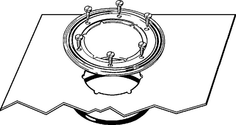 Viega Abdichtungsset mit Abdichtungsmanschette EPDM und Klemmring, 500 x 500 mm Bild 6