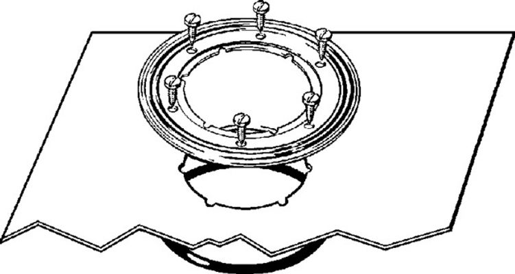 Viega Abdichtungsset mit Abdichtungsmanschette EPDM und Klemmring, 500 x 500 mm Bild 5