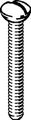 Viega Schraube in M, matt-vernickelt, 6 x 55 mm, Material Messing Bild 7